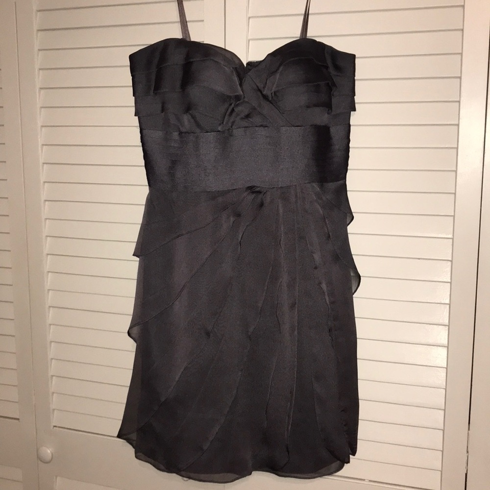 Elegant Black Strapless Dress